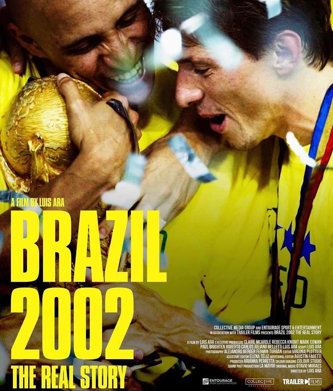 のインスタグラム：「O documentário da história real do Penta.  @entourage_sport 🌍  #belletti #produção #penta #copadomundo #worldcup」