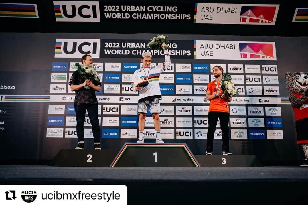 中村輪夢のインスタグラム：「World Champion 🌈🏆 世界１になれました〜！ 応援ありがとうございました🫶」