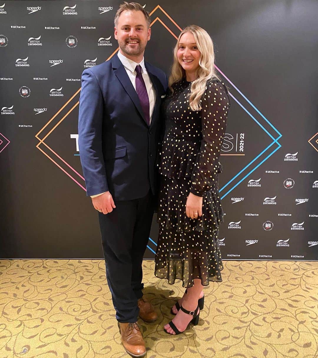 リアム・タンコックのインスタグラム：「Fun evening at the British Swimming awards. Congratulations to all the nominees and award winners. What a great few years of aquatic sport 🇬🇧」