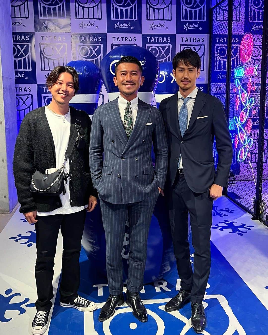 ryoma0808のインスタグラム：「TATRAS 15th PARTY   @ma_0708  御招待ありがとうございます！    20代のギャル男時代にみんなで心斎橋OPAで働いてたの懐かしい🤣   これからも更に濃い付き合いよろしく🔥🔥   #tatras #tatrasダウン #タトラス #タトラスダウン #ファッションイベント #イベント #アンドレサライヴァ #andresaraiva #東京イベント」