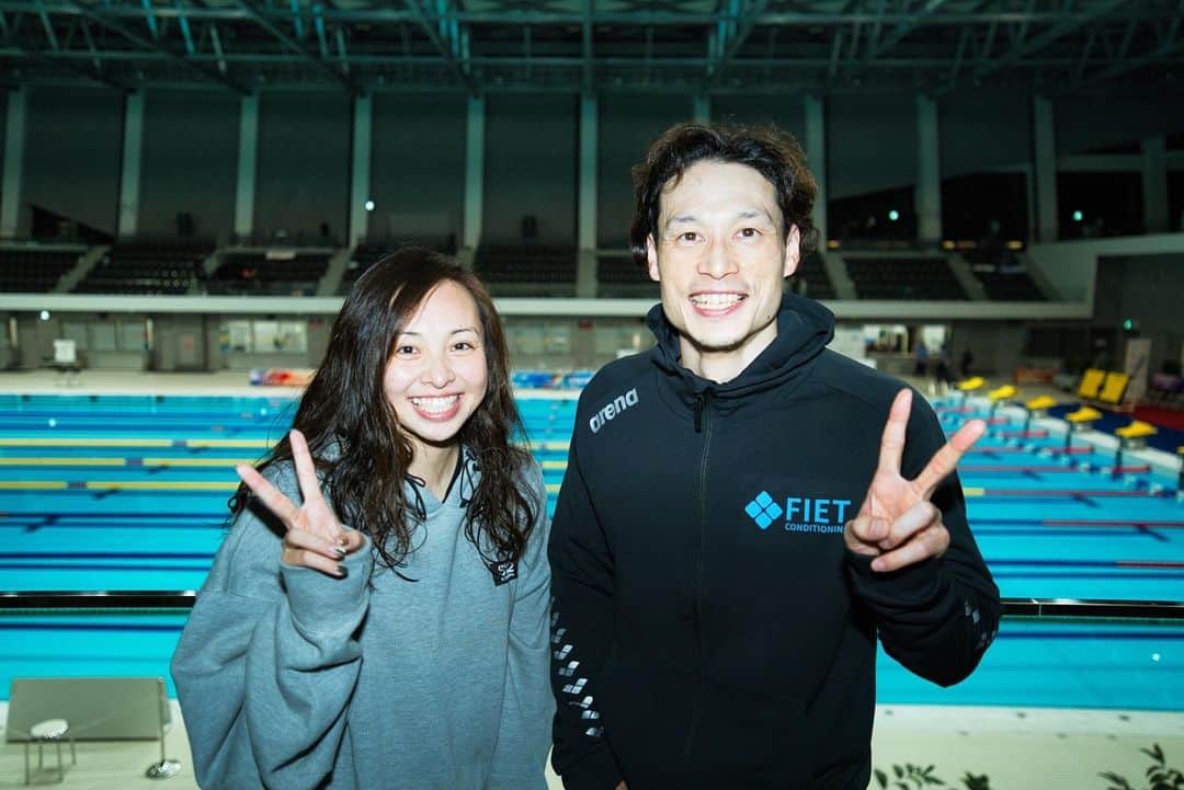 のインスタグラム：「＊ 高安さんともいっしょに遠征しました🥰 優しくてイケメンでマッチョで速くて、文句の付け所のないようなひと。 10歳上のお兄さまが頑張ってるんやから、わたしもまだまだいける！って勇気もらってます🙇🏼‍♀️ 来年もいっしょに行ってくれるといいなー！」