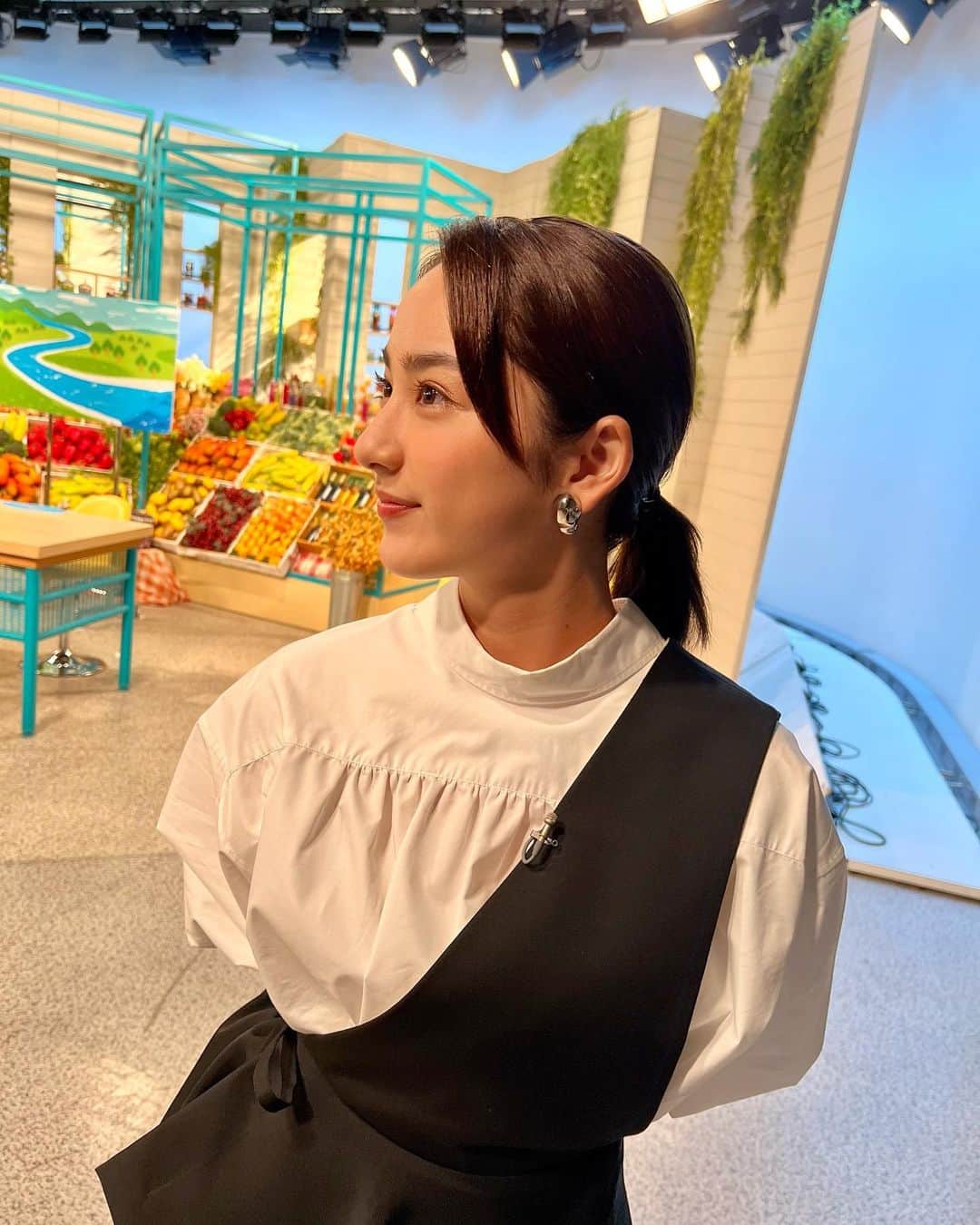 平祐奈のインスタグラム：「🫑💚💚 落ち鮎たまごがプチプチで美味しかったよ🤭 one shoulder dressing @ujoh.official  accessories  @critical_lab  Styled by @limleanlee」