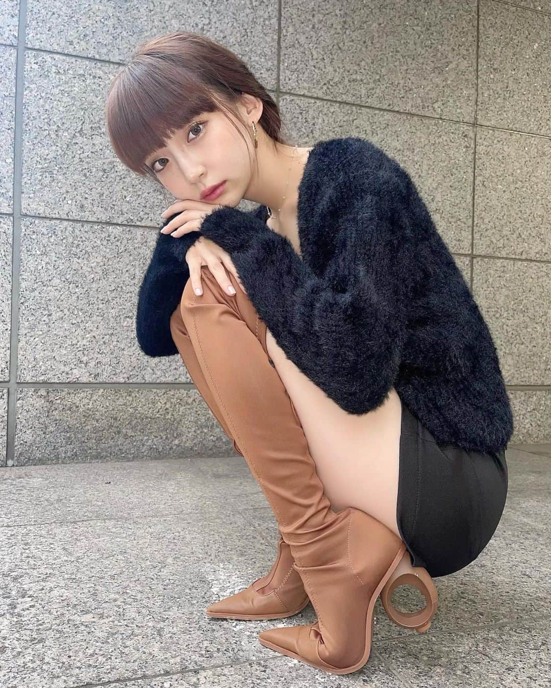 のインスタグラム：「ブーツかわいい👢🤎」