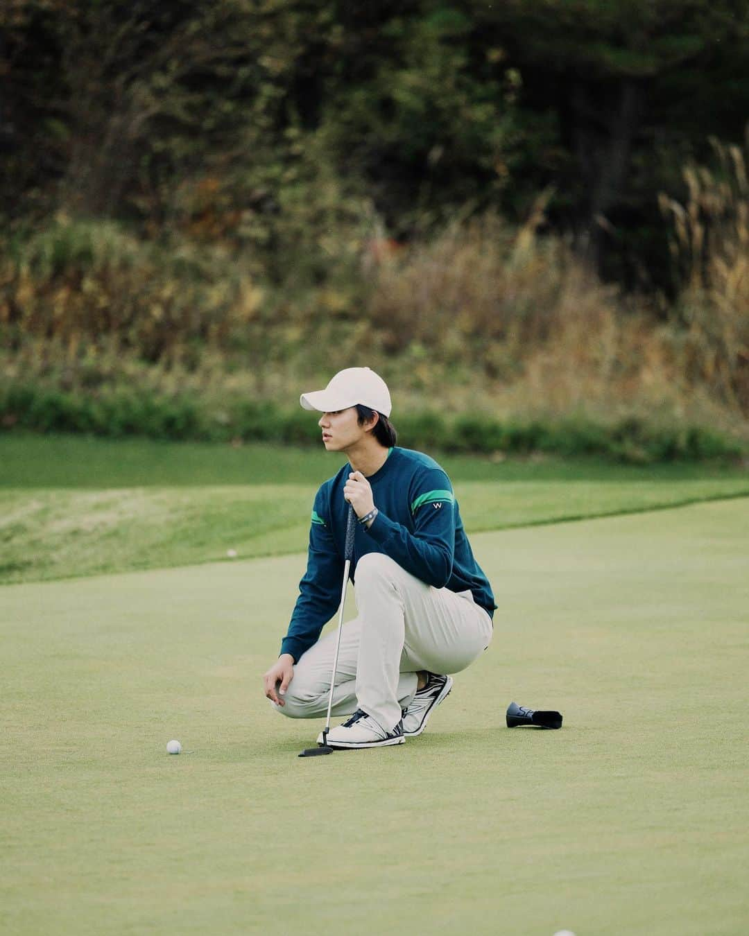 キ・ドフンのインスタグラム：「I love golf and thank you #greencup  My brand #wideangle」