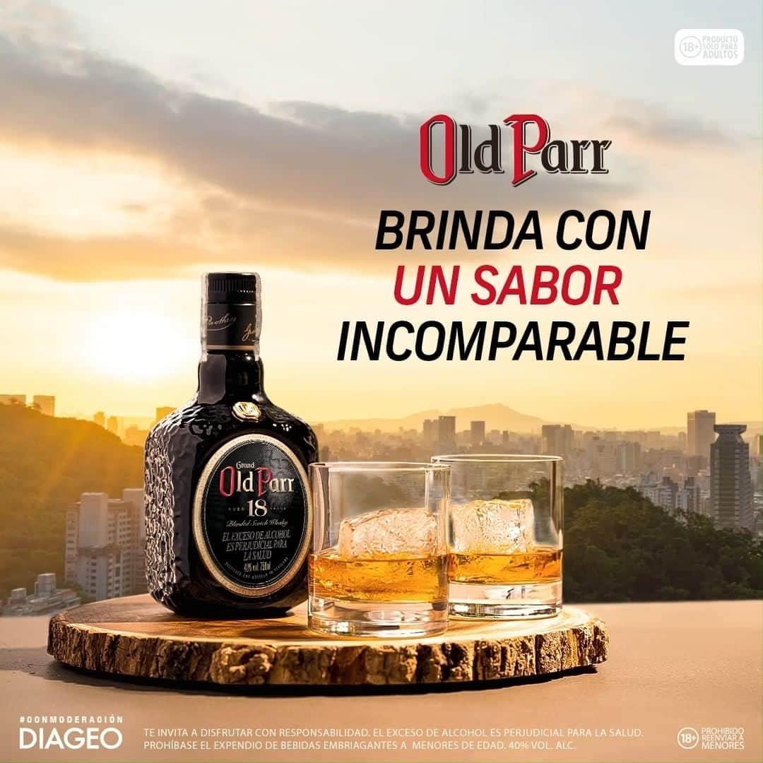 Old Parr Oficialのインスタグラム：「Sabor suave y leves toques ahumados, esos son los detalles que hacen único un momento con Old Parr 18.👌🏻  #cambiaelguion y pruébalo ya.  #OldParr18 #Whisky」