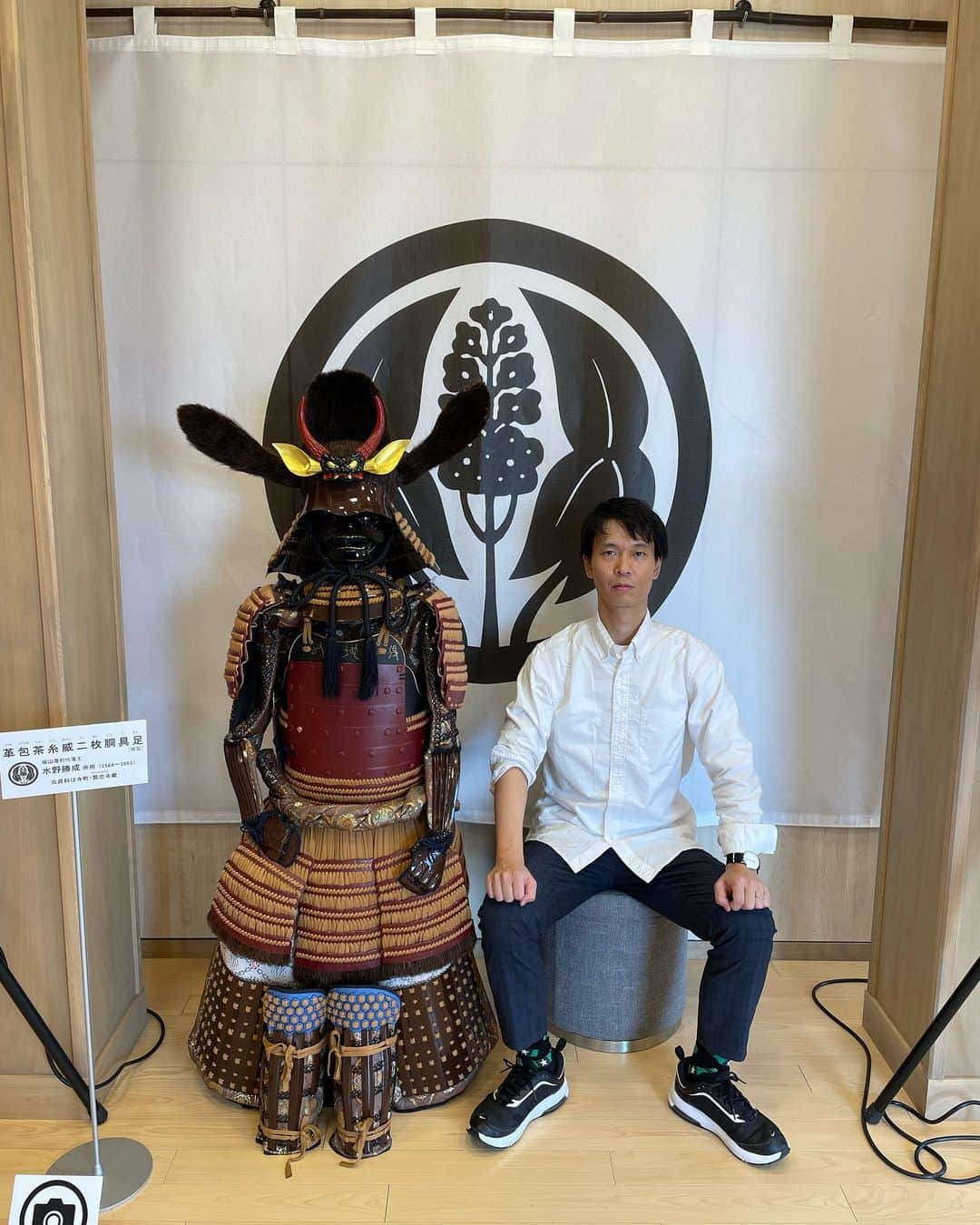のインスタグラム：「昨日福山城のイベント行ってきました！いけやさんと天津向さんと！ 天守から見下ろす福山最高でした！ #福山 #福山城 #福山城築城４００年 #いけや賢二 #天津向」