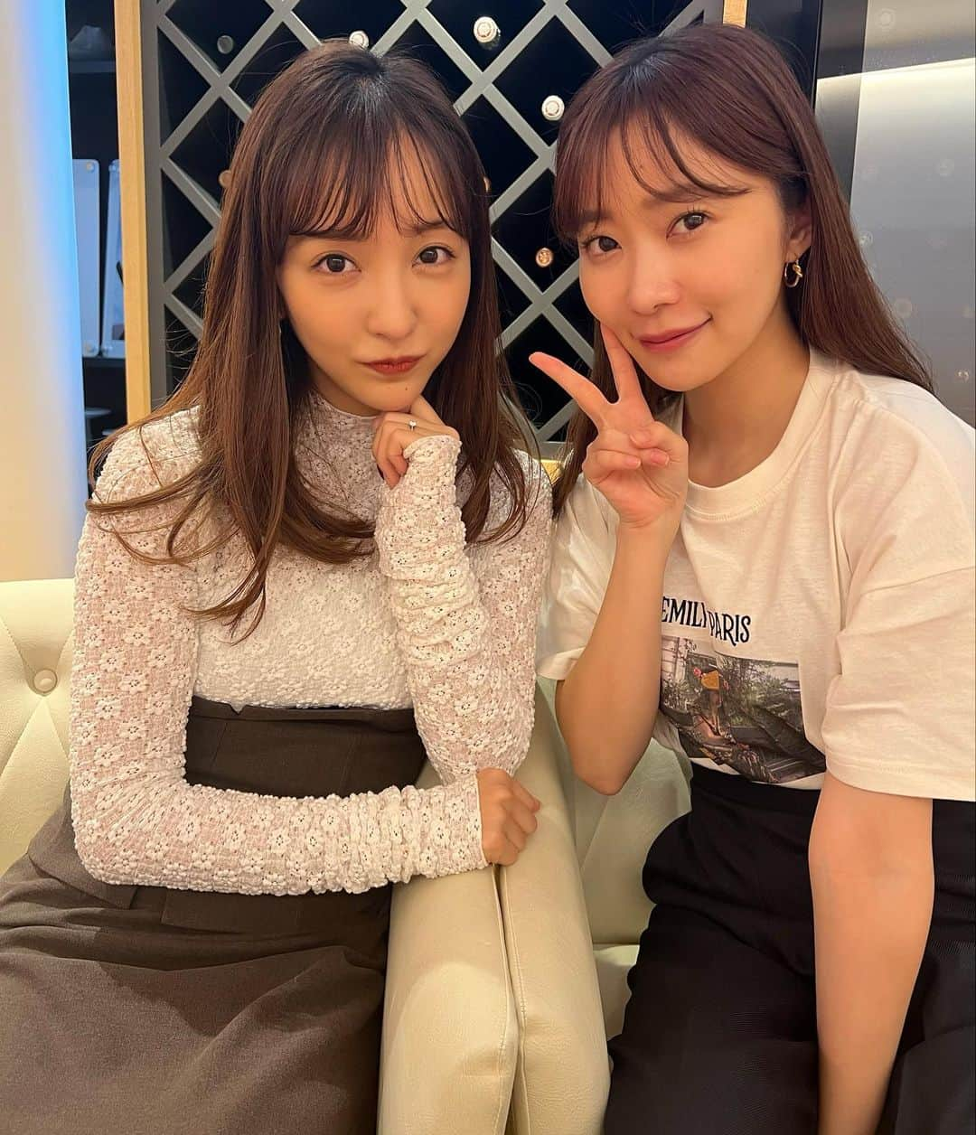 板野友美さんのインスタグラム写真 - (板野友美Instagram)「さしさっしーと語った😚❤️‍🔥 プライベートでもトーク面白くて天才🙌🏻」10月23日 19時19分 - tomo.i_0703