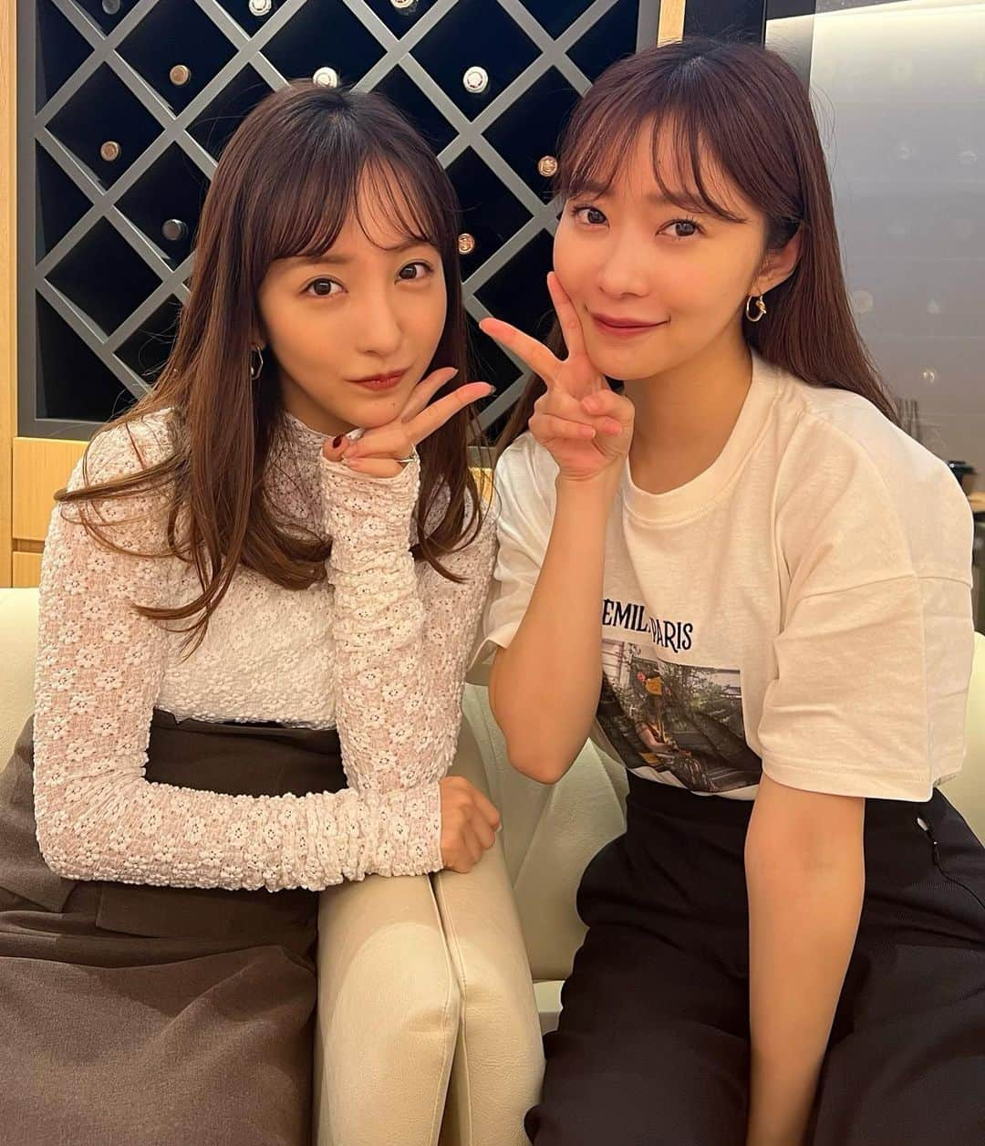 板野友美さんのインスタグラム写真 - (板野友美Instagram)「さしさっしーと語った😚❤️‍🔥 プライベートでもトーク面白くて天才🙌🏻」10月23日 19時19分 - tomo.i_0703