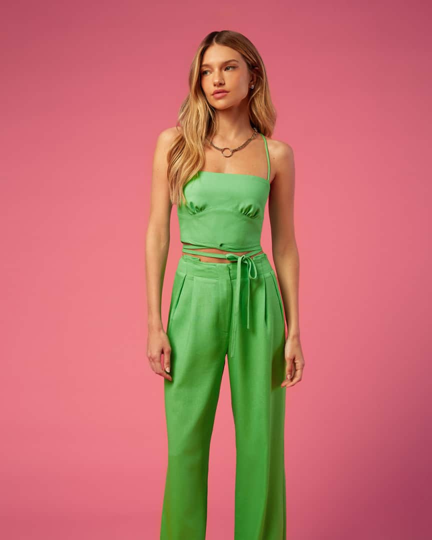 ロザ チャのインスタグラム：「It's a match! Confira nosso conjunto all green em rosacha.com.br」