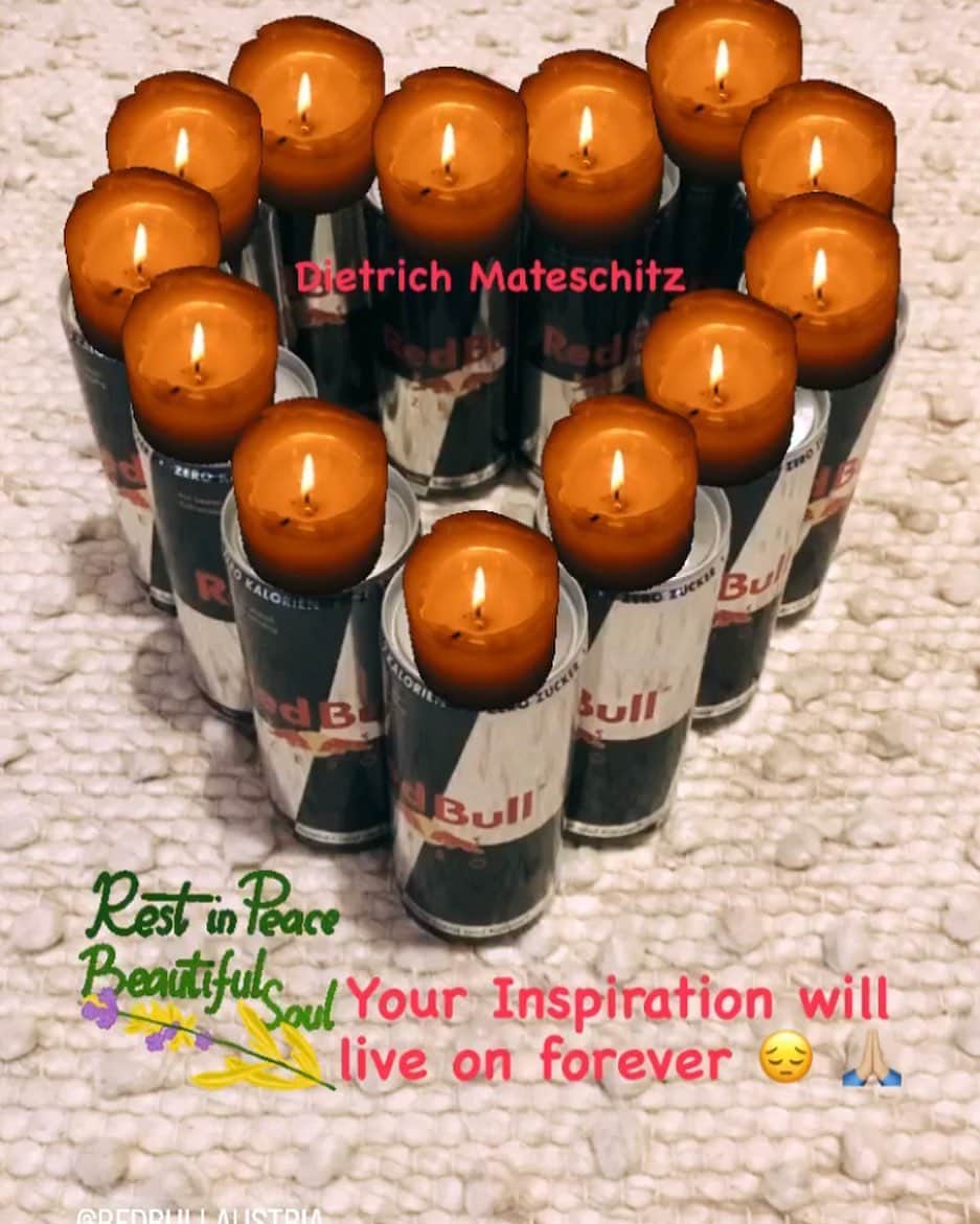 アンジェラ・アイターのインスタグラム：「The tragic news of the death of Red Bull founder Dietrich Mateschitz leaves me speechless and sad. 😔  I am grateful to him for all his support. A man who created great things and let many people share in his success. This Inspiration will live on forever. RIP 🙏🏼  • #verleihtflügel」