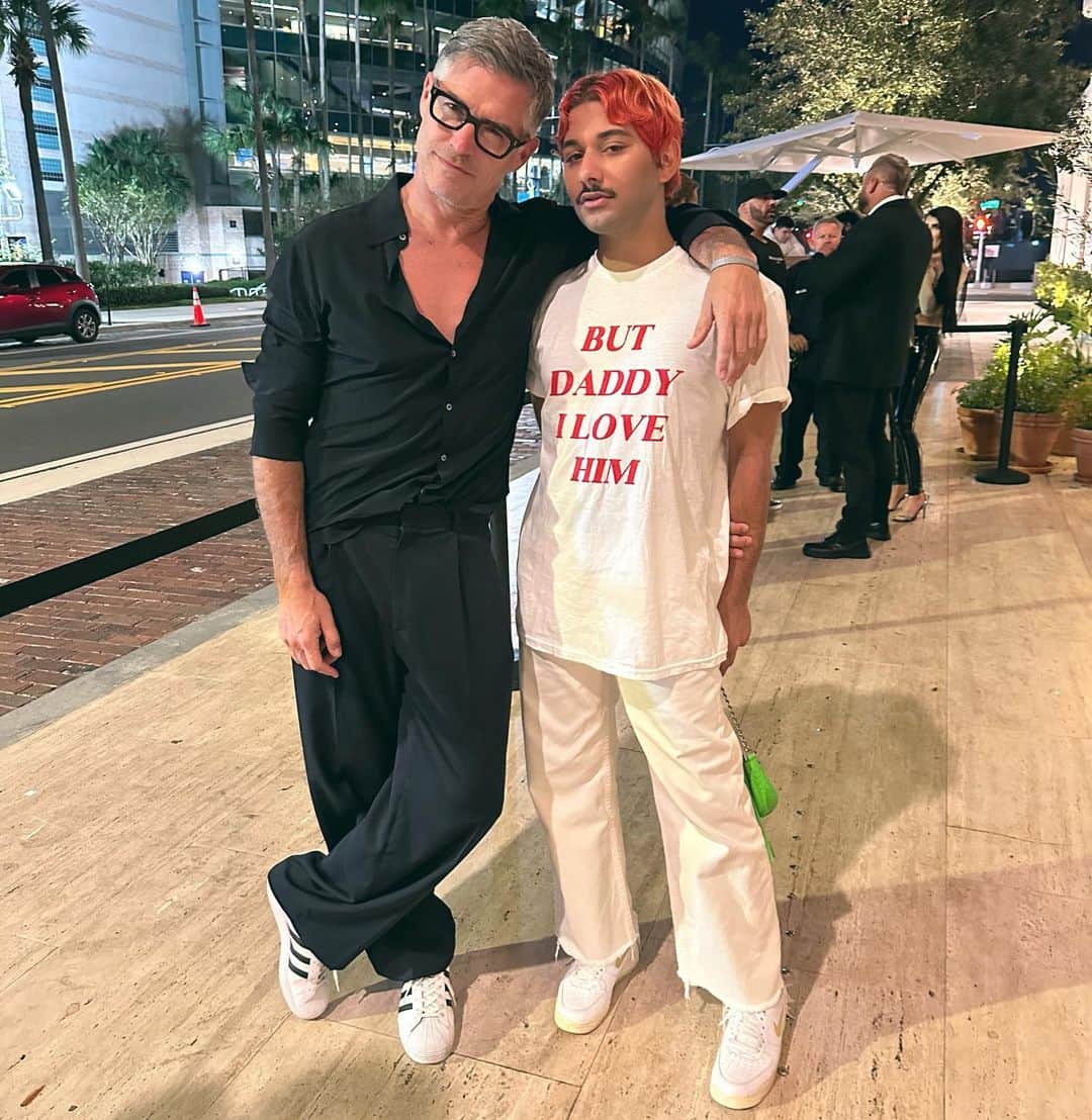 マーク・インデリカートのインスタグラム：「moving forward, all potential suitors of mine have to go thru daddy first」