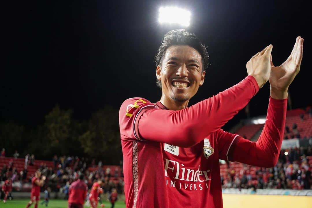 指宿洋史のインスタグラム：「I am very happy with the decision and can't wait to play at Coopers Stadium this a Sunday.   See you there!」