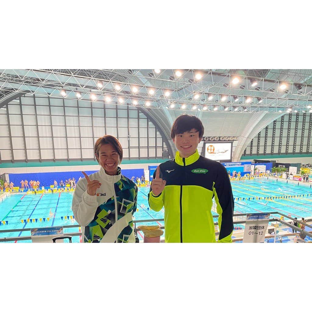 小西杏奈さんのインスタグラム写真 - (小西杏奈Instagram)「第64回日本選手権(25m)    50m背泳ぎ    予選 27.73 8位   決勝 27.68 7位  100m背泳ぎ   予選 58.97 6位通過   決勝 58.45 5位  200m背泳ぎ   予選 2.10.62  13位  純粋に、応援してるよ。と声掛けてくれる沢山の人に私が助けられていて、私自身もっとしなきゃ、頑張らなきゃ、まだ足りないって思う試合でした やることは沢山あるって思いながら。  #努力はうらぎらない  黙々と努力します🍀*゜  @jkgenergy  @gasoneonlineshop  @gas_one_saisan  @waterone.official   #ガスワン #サイサン #ウォーターワン #gasone  #株式会社ｻｲｻﾝ  #何目指してるのか #聞かれがち  #根っからの #スイマーです  #イケメン女子 #目指してますw  #体格の方で  #swimming #Japan  #backswimmer #フットマーク株式会社 #jaked  @jaked_jpn @jakedofficial」10月24日 13時42分 - ansan0518