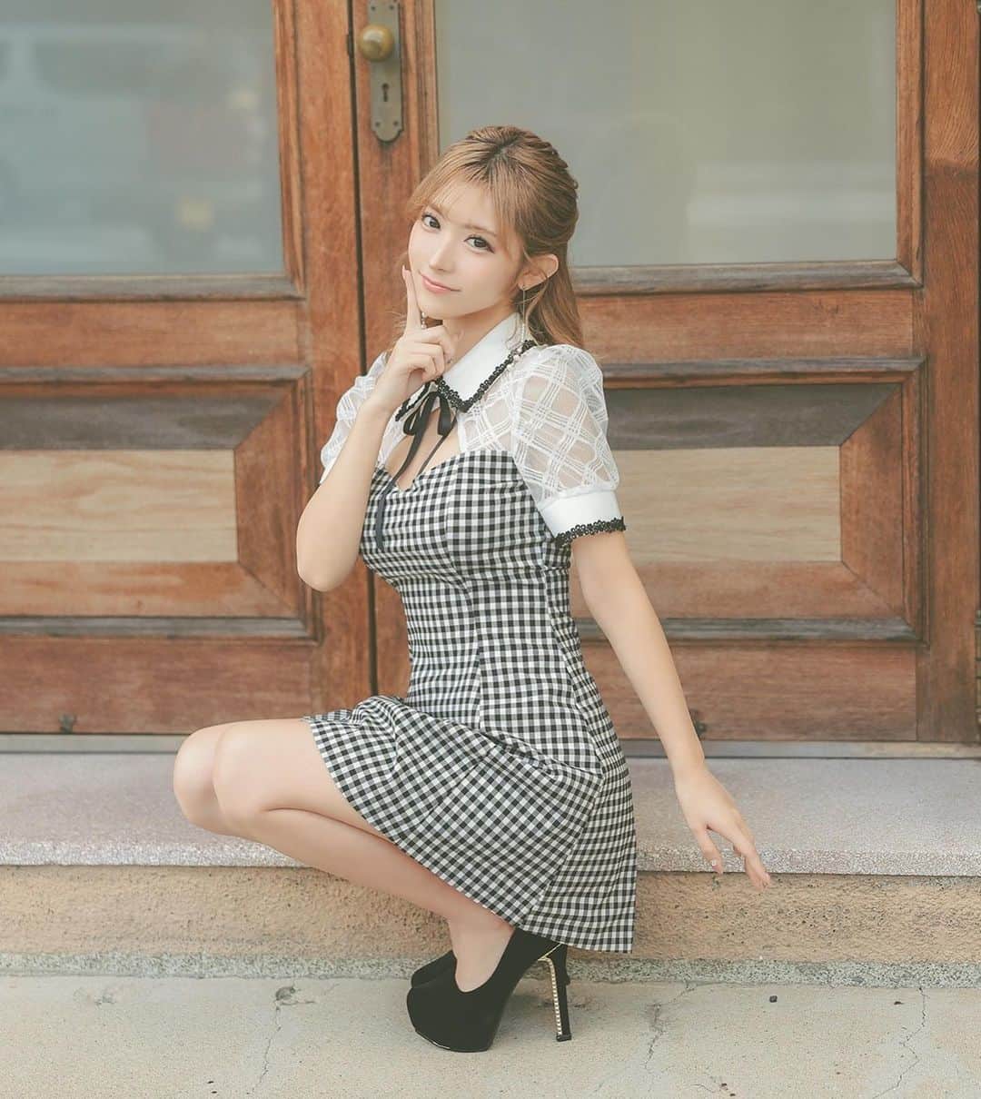 松田聖菜さんのインスタグラム写真 - (松田聖菜Instagram)「女の子らしいドレスかわい〜〜💘似合う？💘」10月24日 21時28分 - seinaaa_0318