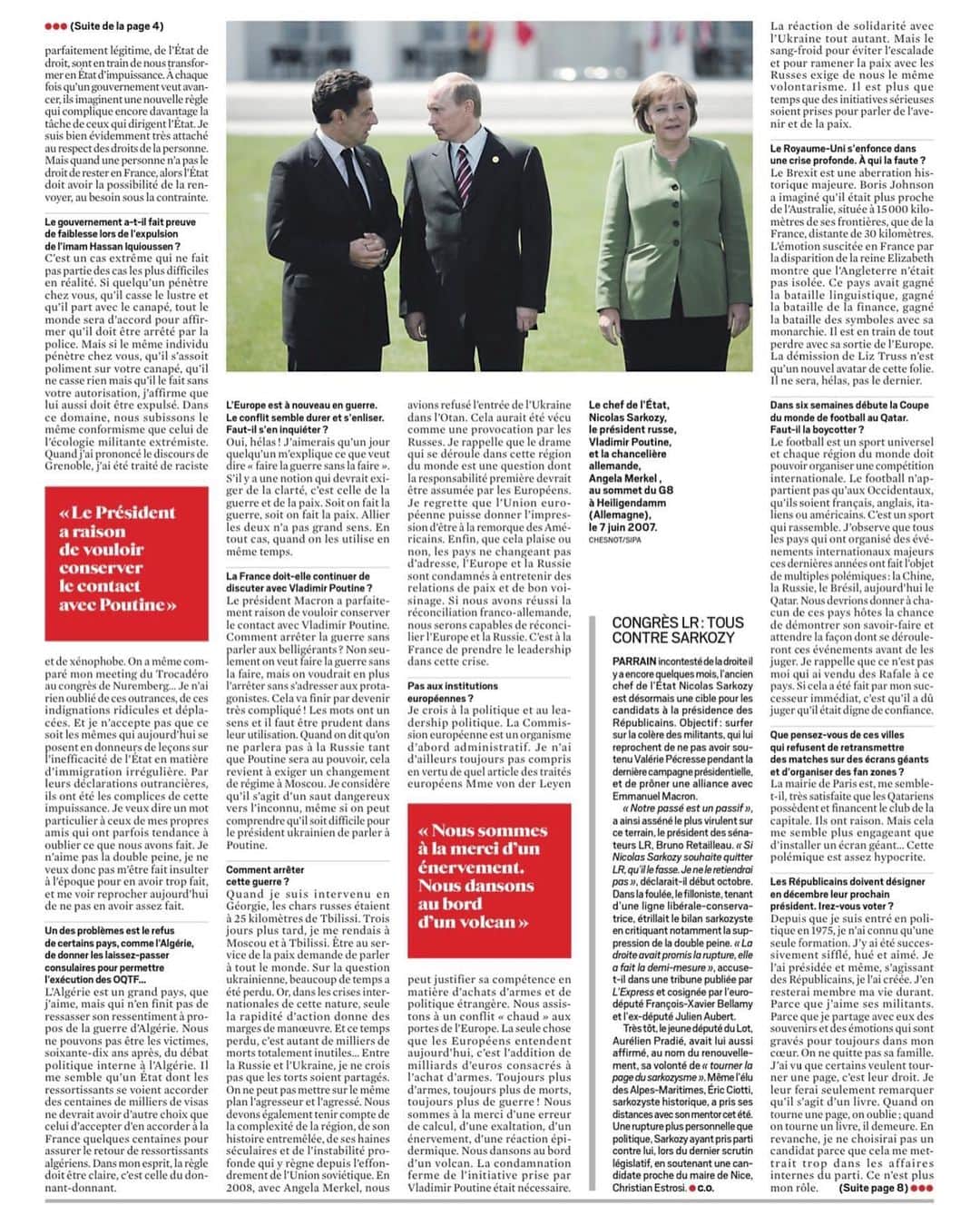 ニコラ・サルコジさんのインスタグラム写真 (ニコラ・サルコジInstagram)「Voici l’intégralité de mon