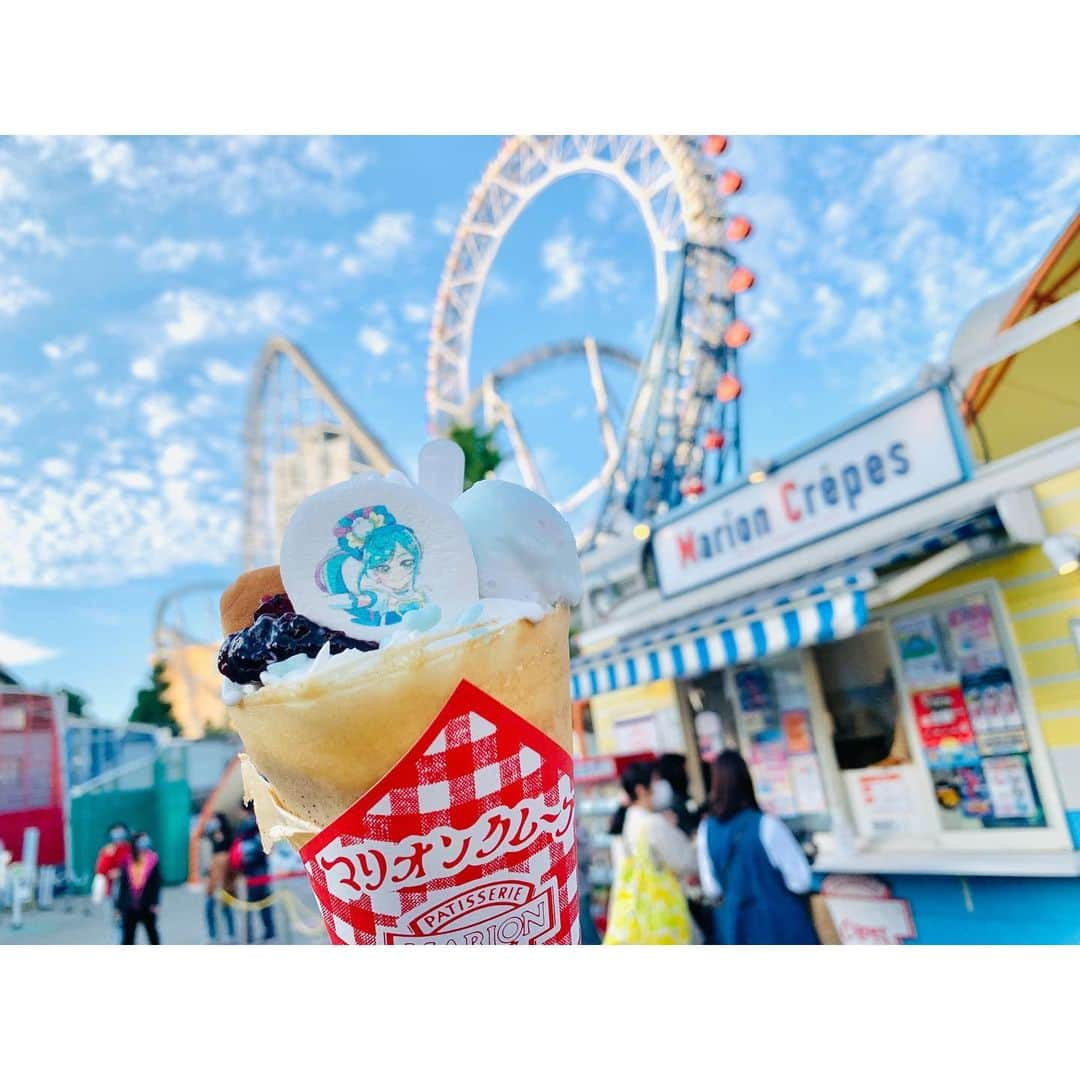 日岡なつみさんのインスタグラム写真 - (日岡なつみInstagram)「🎡✨  東京ドームシティアトラクションズ #デパプリ コラボ「夢みる遊園地」🎢💕 妖精'sで滑り込みで行ってきたよ〜！  パムパムと行く遊園地ツアー❣️ ぬい撮りたのしすぎてハマりそうw (ちゃっかりお寿司たべた)  #precure #デリシャスパーティプリキュア #東京ドームシティ」10月25日 23時07分 - hiokanatsumi