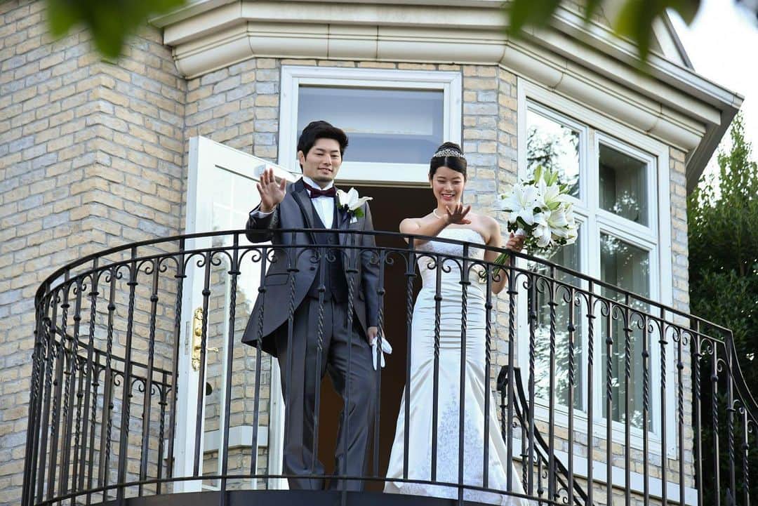 大塚美優のインスタグラム：「We enjoyed a private wedding🇬🇧🇫🇷  #アニヴェルセル大宮#garden#wedding#anniversaire #ガーデンウェディング#アーカイブ#結婚式#海外風ウェディング」