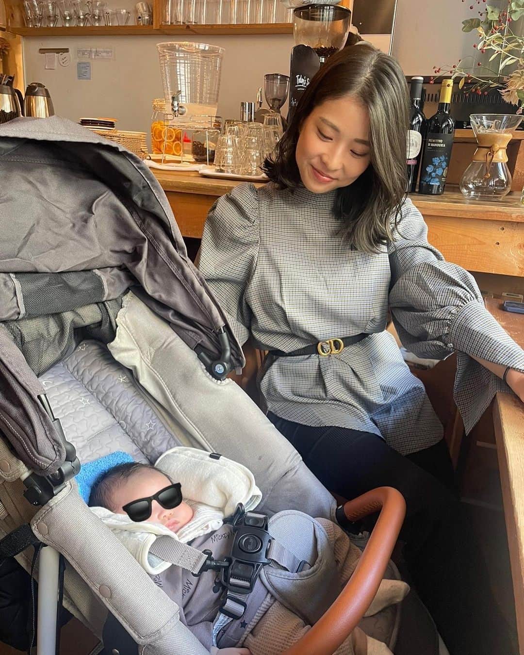 MelonHarunaさんのインスタグラム写真 - (MelonHarunaInstagram)「👶🏻連れてランチ🍴💕 いつ起きるかソワソワ笑」10月25日 17時22分 - melon_867