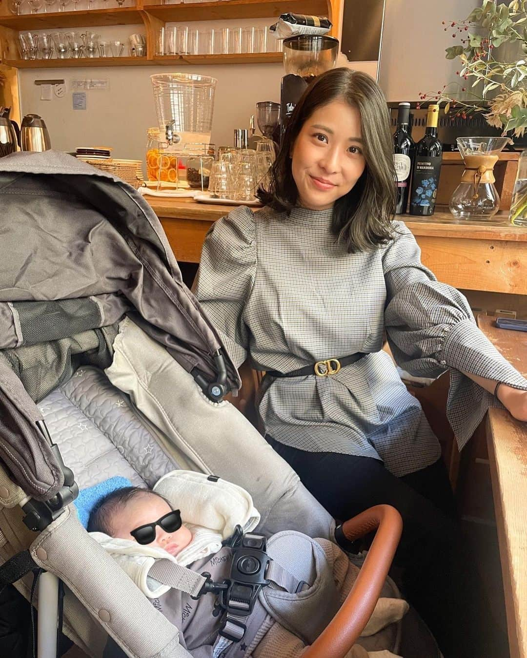 MelonHarunaさんのインスタグラム写真 - (MelonHarunaInstagram)「👶🏻連れてランチ🍴💕 いつ起きるかソワソワ笑」10月25日 17時22分 - melon_867