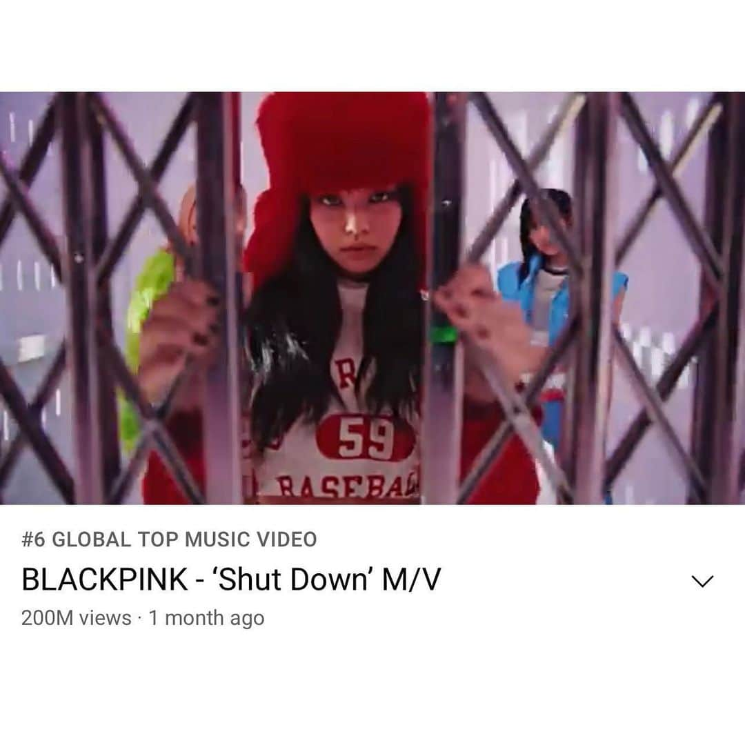 BLACKPINKさんのインスタグラム写真 - (BLACKPINKInstagram)「#BLACKPINK #블랙핑크 #ShutDown #MV #200MILLION #YOUTUBE #YG」10月26日 8時00分 - blackpinkofficial