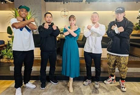 川尻達也のインスタグラム：「U-NEXT格闘技YouTubeチャンネルの収録でした。 茨城の田舎にいて普段RIZINファイター達と交流する機会も少ないのでとても楽しかったです！ 近日公開。  押忍！！！！！」