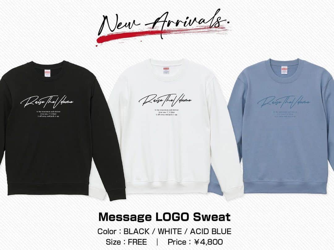 VOI SQUARE CATさんのインスタグラム写真 - (VOI SQUARE CATInstagram)「#VOISQUARECAT  ◾︎Message LOGO Sweat COLOR：BLACK / WHITE / ACID BLUE SIZE：FREE PRICE：¥4,800 (tax in)  Hasshi-着用：WHITE Ayata着用：BLACK / ACID BLUE  楽曲「フルボリューム」からワードをプリントデザインへと落とし込んだクルーネックスウェット。 あらゆるコーデに合わせやすいカジュアルなデザインとほど良い厚みで、ファッション性と汎用性が両立されたアイテム。  #グッズ #バンド #バンドマン #ライブ #ライブバンド #ファッション #スウェット #スウェットコーデ #カジュアルファッション #カジュアルコーデ #カジュアル」10月27日 21時40分 - voisquarecat