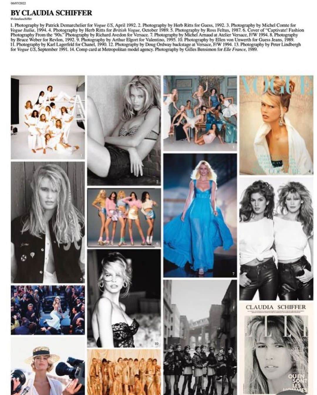 スネジャナ・オノプカさんのインスタグラム写真 - (スネジャナ・オノプカInstagram)「I want to tell a huge thank you to @ezrapetronio and @selfservicemagazine for including me in the legendary supermodels edition!!! To me it’s a honor to appear with Icons like Kate Moss , Shalom, Claudia … Incredible muses that have inspired me throughout my career 🫶🫶🫶」10月27日 19時35分 - snejanaonopka15