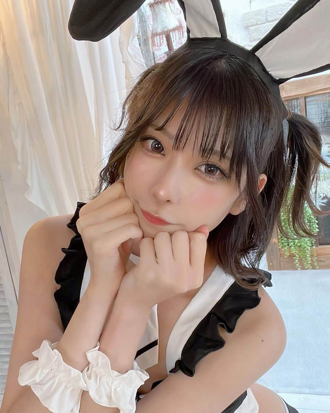 のインスタグラム：「うさぴょい🐰  #cosplay #コスプレ #コスプレイヤー #cosplaygirls #selfie #gravure #バニーガール #バニー」