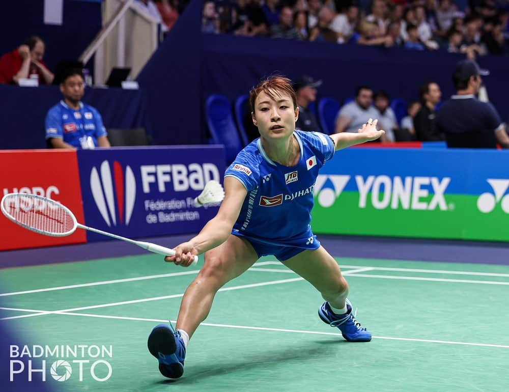 奥原希望のインスタグラム：「. . Still on the way. Sometimes I win, sometimes I lost. It's important to keep continuing. Never stop. . . Photo by @badmintonphoto_official  . #franceopen #badminton #バドミントン #okuharanozomi #nozomiokuhara」