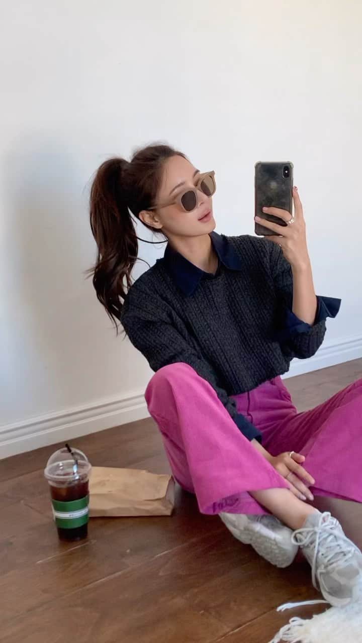 キム・ボラムのインスタグラム：「벌써 10월 마지막 실화..?」