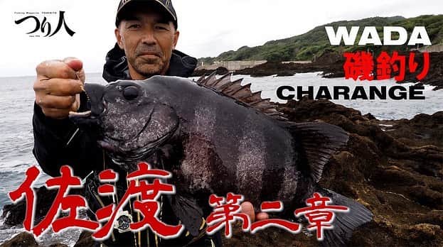 和田 一浩のインスタグラム：「お久しぶりです。 今月始めに佐渡島に石鯛を釣りに行ってきました。釣り人チャンネルからYouTubeでアップされました。是非観てください。 #釣り人チャンネル　#Daiwa釣り　#佐渡島　#磯釣り　#和田一浩」