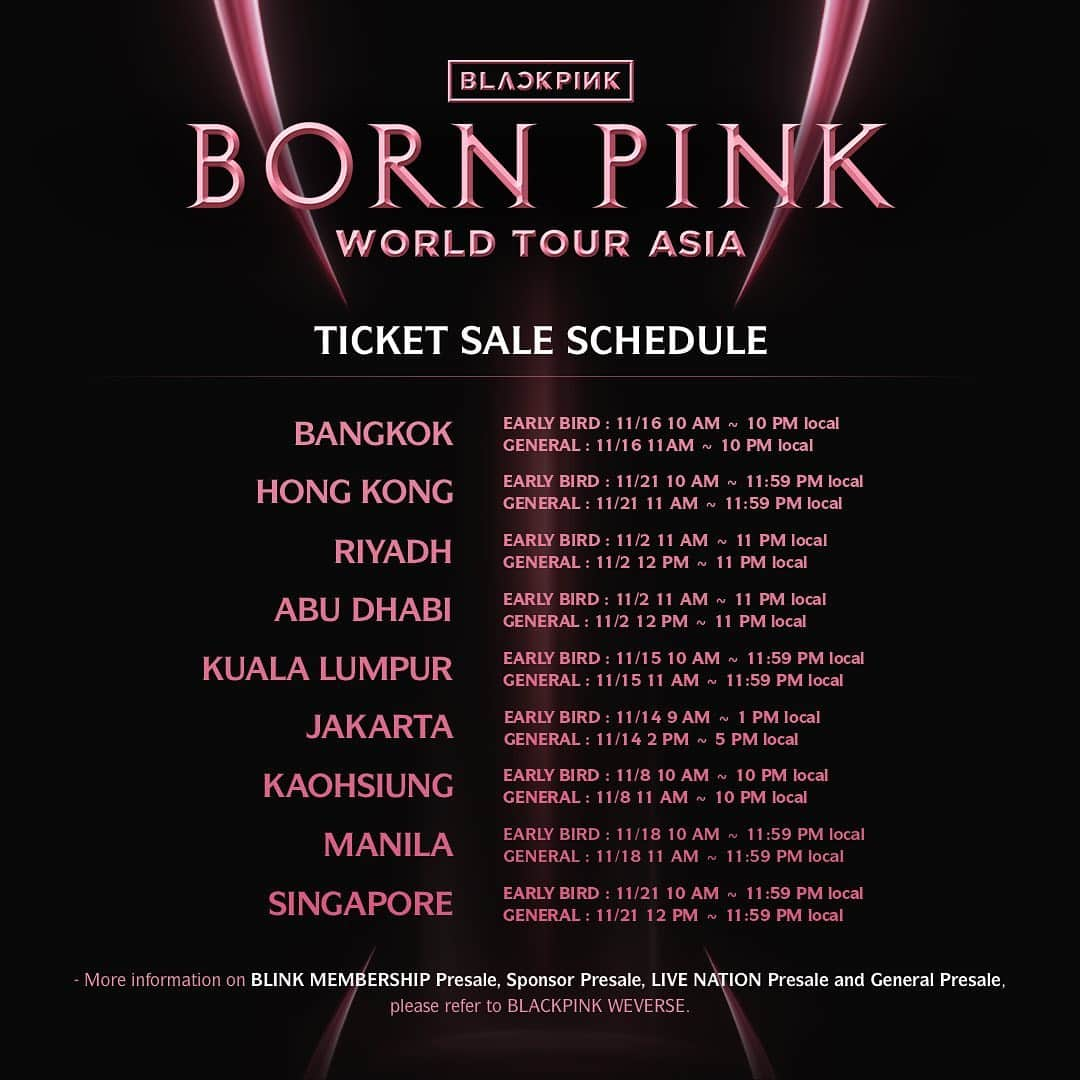 BLACKPINKさんのインスタグラム写真 - (BLACKPINKInstagram)「#BLACKPINK #블랙핑크 #WORLDTOUR #BORNPINK #ASIA #YG」10月28日 15時02分 - blackpinkofficial