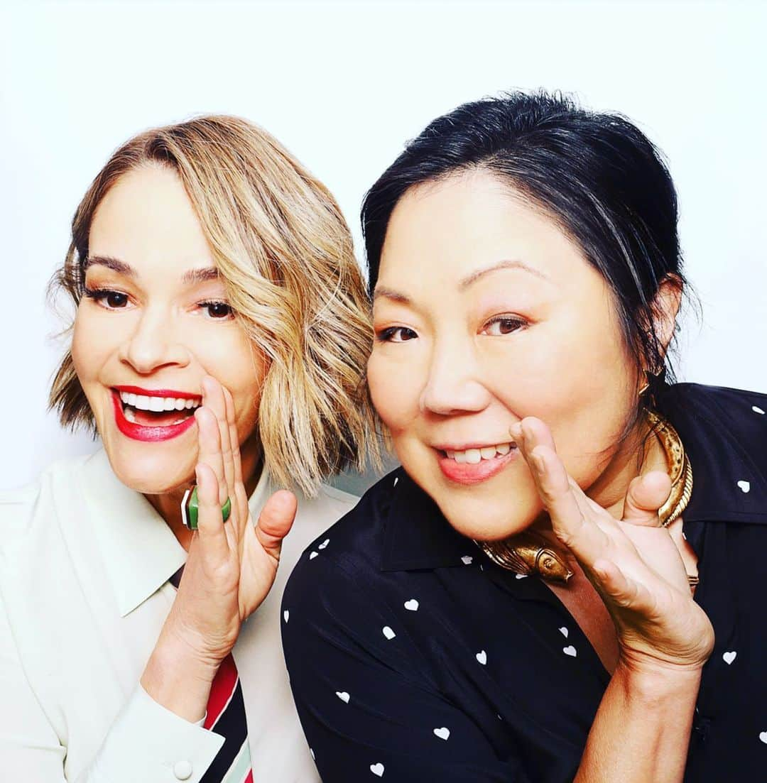 レイシャ・ヘイリーのインスタグラム：「ICON Margaret Cho comes to play in Season 3. Lucky me!  Nov 18 @sho_thelword @margaret_cho #thelword #genq」