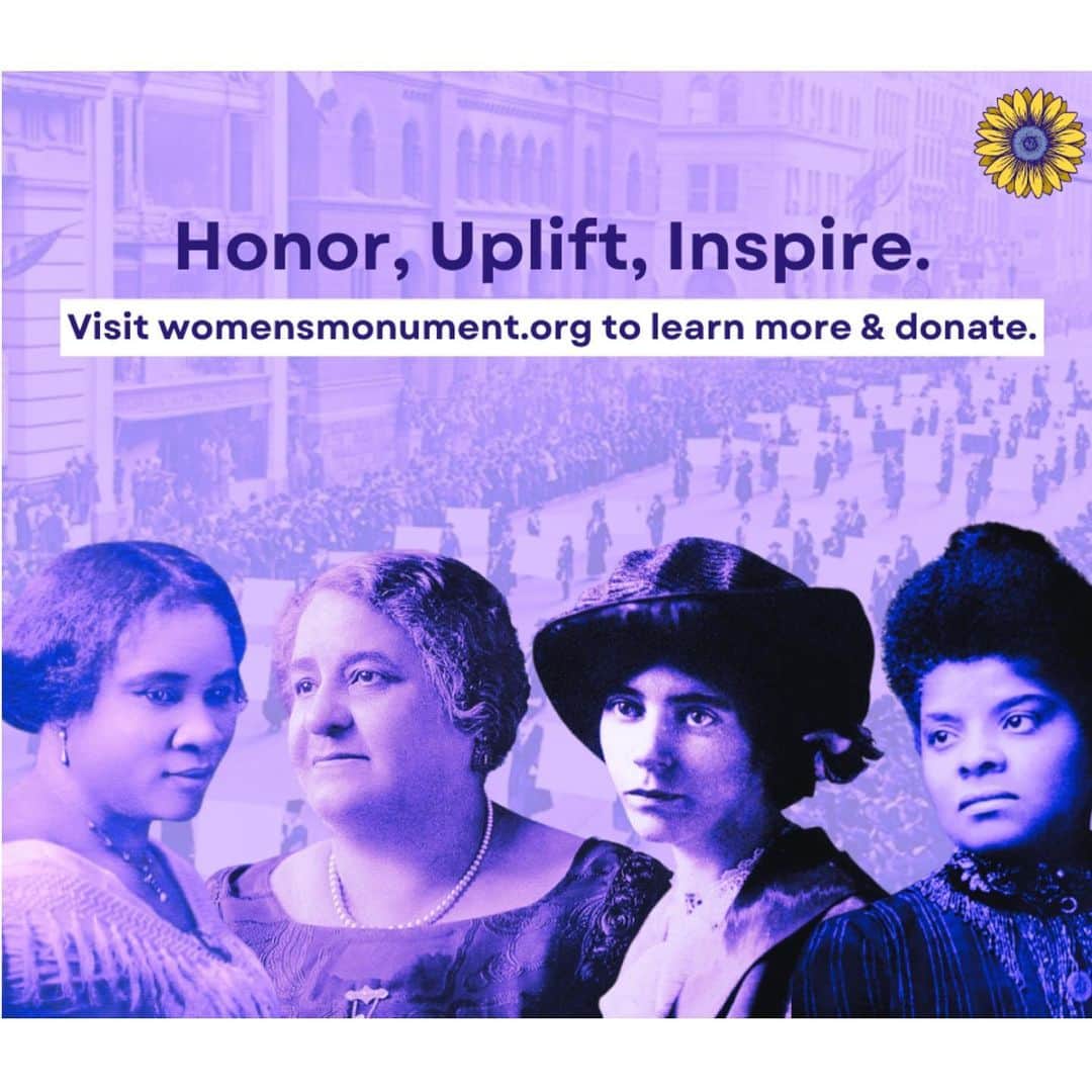 Rettaのインスタグラム：「Honored to serve as an Ambassador of the @WomensMonument, the organization charged by Congress with building a monument in Washington, D.C. to the early American movement for women’s equality and ensuring a more inclusive American story is represented in the Capitol.   Give them a follow, join us, and donate today to support: womensmonument.org #WomensMonument #HonorTheirLegacy」