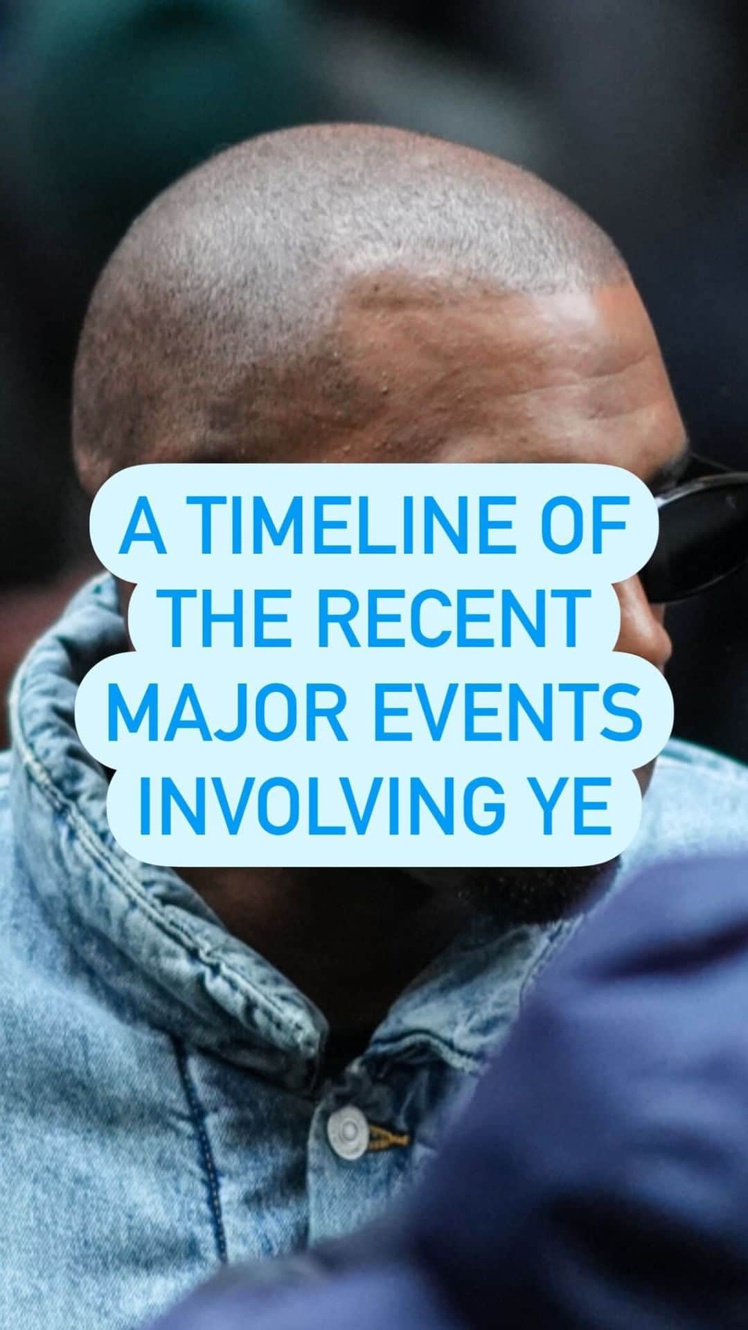 CNBCのインスタグラム：「The last few weeks for Ye, formerly known as Kanye West, have been filled with controversy.   Here's a timeline of the recent major events that have involved him.」