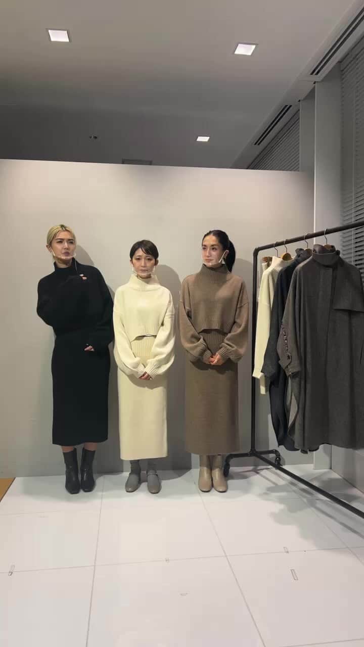 亀恭子のインスタグラム：「@dressterior_official × @kame_kyo  2022fw collaboration」