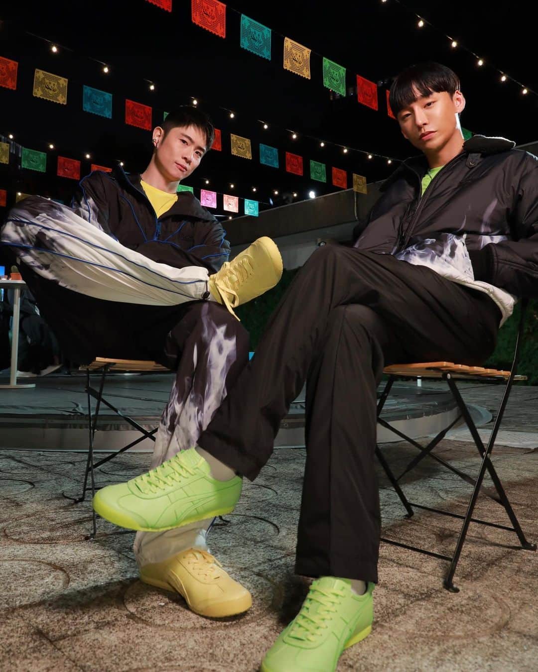 タイキさんのインスタグラム写真 - (タイキInstagram)「メキシコ大使館で @onitsukatigerofficial @onitsukatigerjp の熱い夜🌵🌮🔥　  僕たちが履いてるシューズは、メキシコの大地で有機栽培されたサボテンから生まれたヴィーガンレザーのシューズなんです☺️ サボテンから靴ができるってすごいよね✨  #OnitsukaTiger 　#MEXICO66CACTFUL」10月28日 21時50分 - taiki_jp