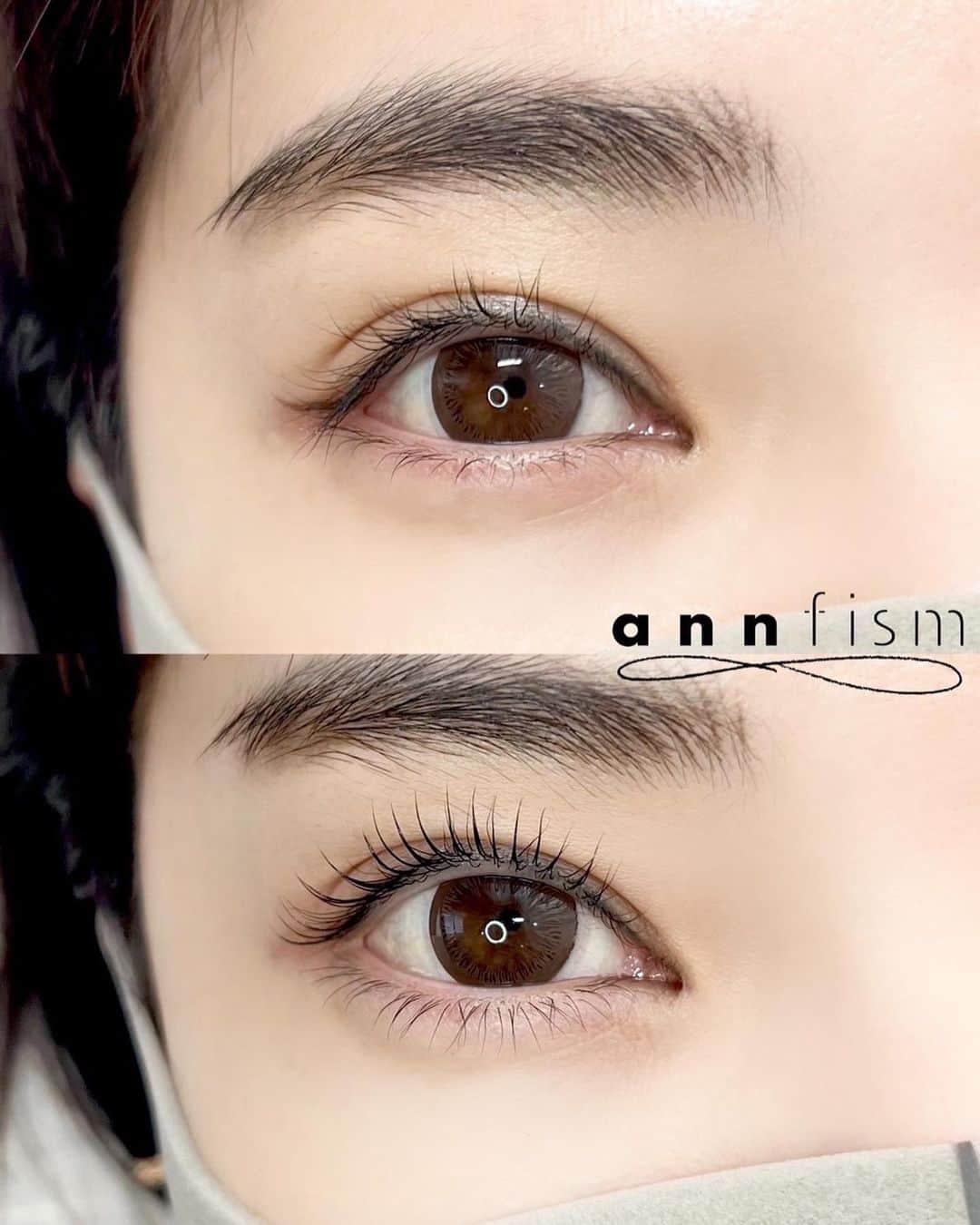 春名亜美さんのインスタグラム写真 - (春名亜美Instagram)「先日また @annfism でマツパをしてもらって、まつ毛くるんが絶好調だったから、その写真を頑張って撮ったんだけども、腹立つ顔になってすみませんね。  今、前髪あるから眉毛はほぼ描かなくていいし、アイメイクは目尻にアイラインをちょっと引くだけだから、3分あればメイク完成💄  4分あればチークも塗れる。  #マツパ #まつげパーマ #annfism」10月29日 23時16分 - amiharunaami