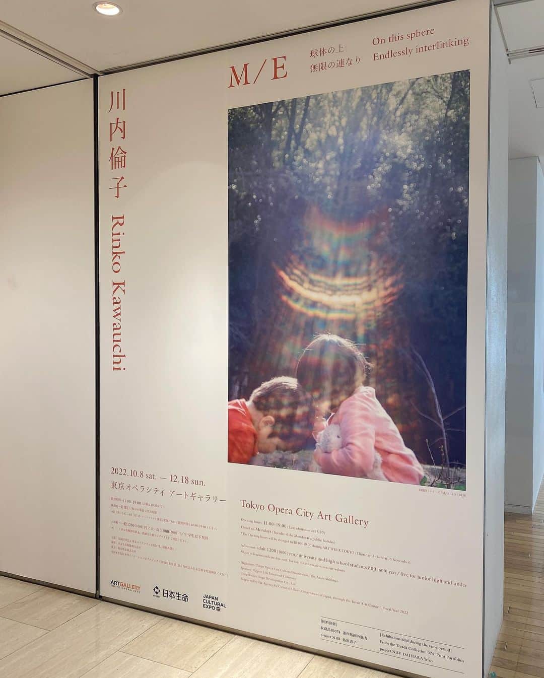 鎌田梢のインスタグラム：「日常の、あ！これきれいずっと見てたい…っていう瞬間を形にできる人。 #川内倫子展」