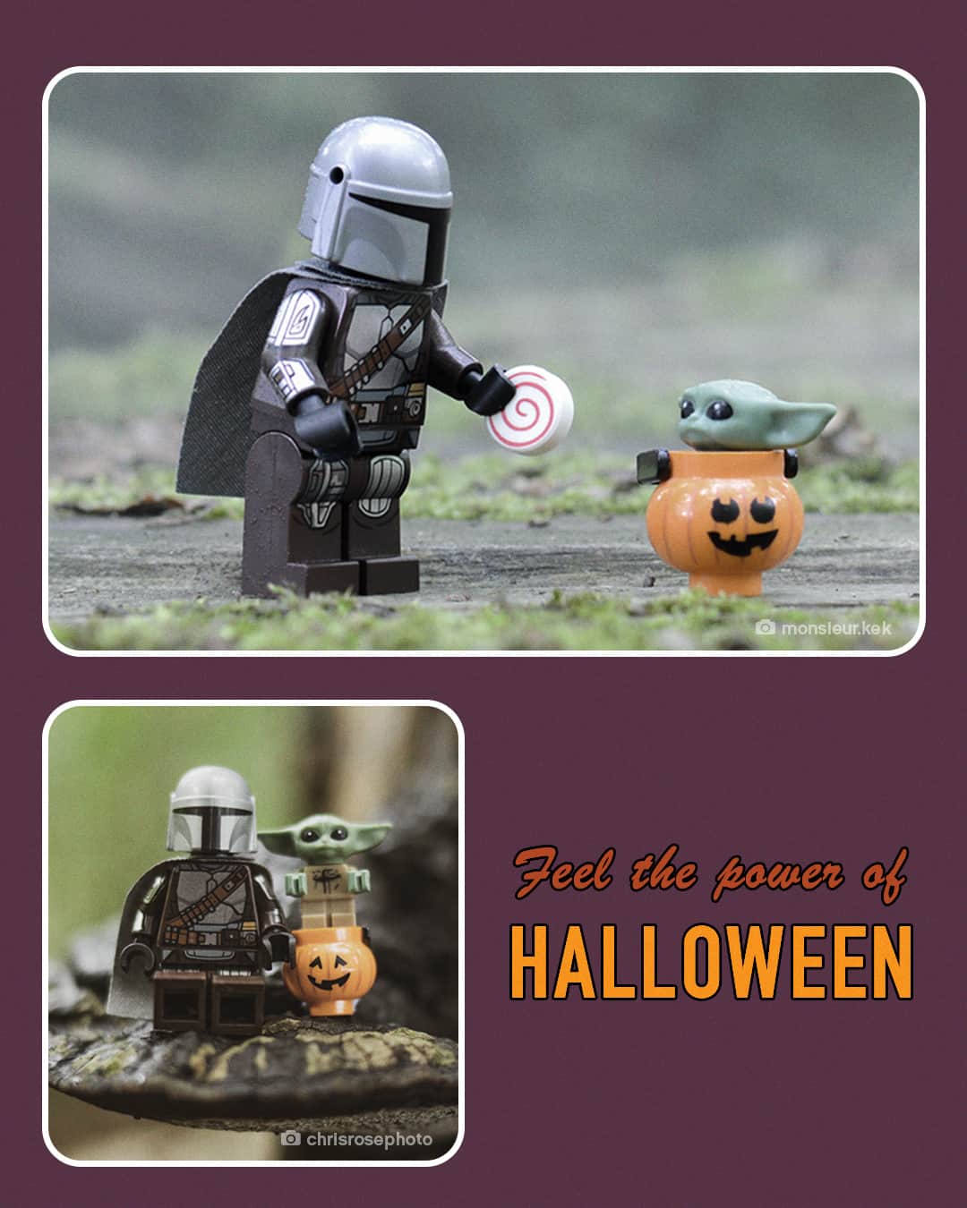 LEGOさんのインスタグラム写真 - (LEGOInstagram)「Going trick or treating for Halloween is just more fun in a starship  📸: @freethegeekman, @monsieur.kek and @Shundeez-official from @brickcentral and @sune_shoots_toys and @chrisrosephoto from @stuckinplastic  #AFOL #StarWars #ToyPhotography #Halloween」10月30日 1時01分 - lego