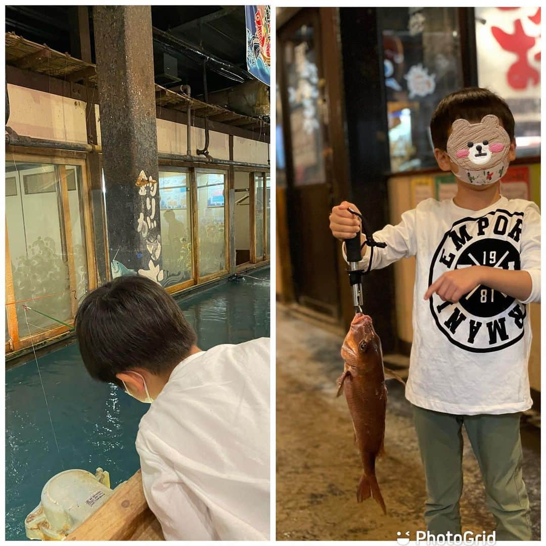 川村ひかるさんのインスタグラム写真 - (川村ひかるInstagram)「🐟 先日、家族で『ざうお』にいってみた🐟  息子は釣りたい一心でじっと待てず🥹 🐟お魚が逃げちゃう……😂  お魚さんこないかな〜と声かけながら可愛い瞬間でした🥰  必ず釣れる水槽に移動したらw 鯛が釣れて大喜び🎵 しゃぶしゃぶとフライにして食べました🐟  魚には脳によい油のDHAがあります。 子供はお肉のが好きだけど お魚もしっかり食べさせたいですね❣️  #栄養アドバイザー  #分子栄養学  #オーソモレキュラー  #子供の食育   #秋休み  #ざうお  #お魚釣り」10月30日 10時27分 - hikaru.kawamura