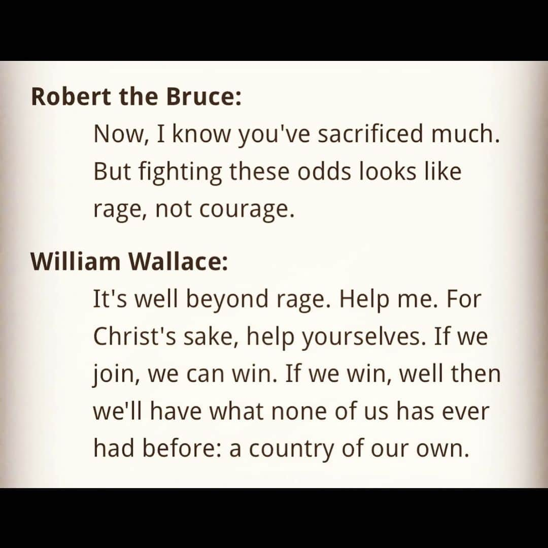 ジーナ・カラーノのインスタグラム：「❤️ #Braveheart  It’s well beyond rage.  (To all the history buffs I don’t watch this movie for historical accuracy I just love it for what it is, a great movie)」