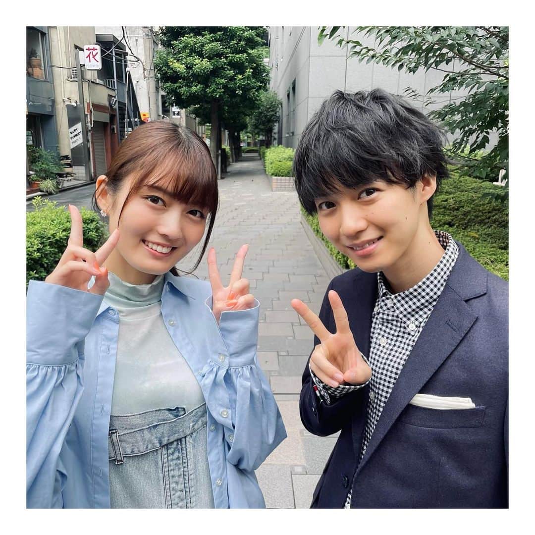 のインスタグラム：「♡  ♡ #青春シンデレラ 第3話 ♡ ABCテレビにてきょう深夜0:25〜  美月と彼氏のたくちゃん🐰💗 小越さんが初の経験を…！？  今宵もお見逃しなく😉🫶🏻  絶賛見逃し配信中！  #水谷果穂 #小越勇輝」