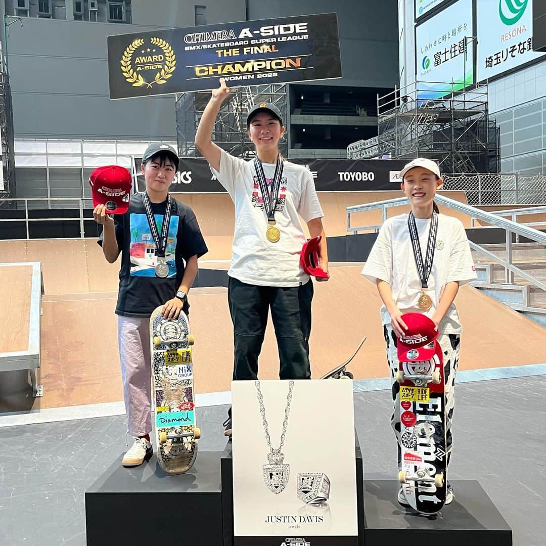 織田夢海のインスタグラム：「We were able to win 1st place🥇It was a lot of fun🫶Thank you for your encouragement😊🙏  Thank you for all the birthday messages and surprises❤️  @chimeraaside Thank you 😊」