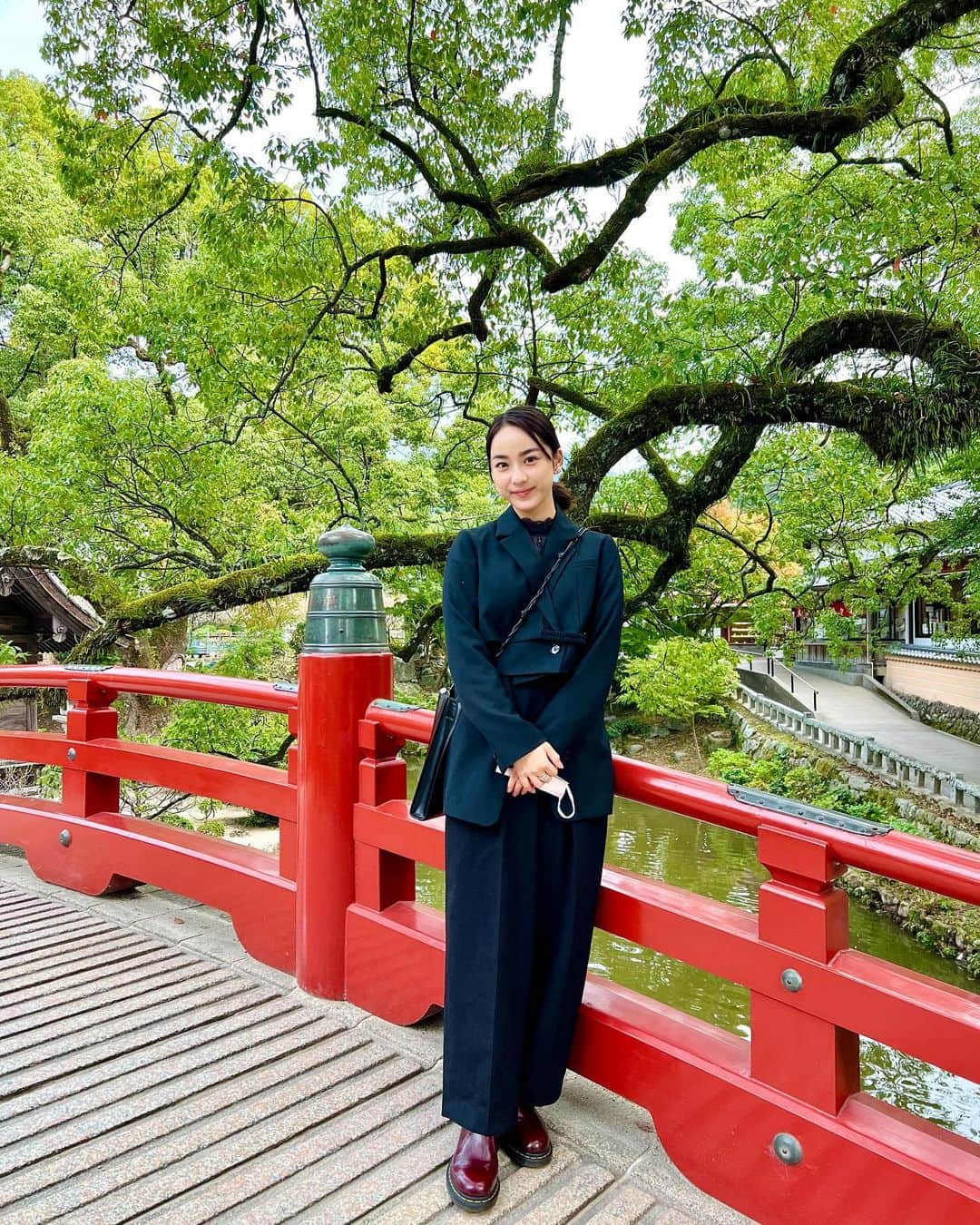 平祐奈のインスタグラム：「💗💜💐⛩  心華やぐ時間が過ごせました」