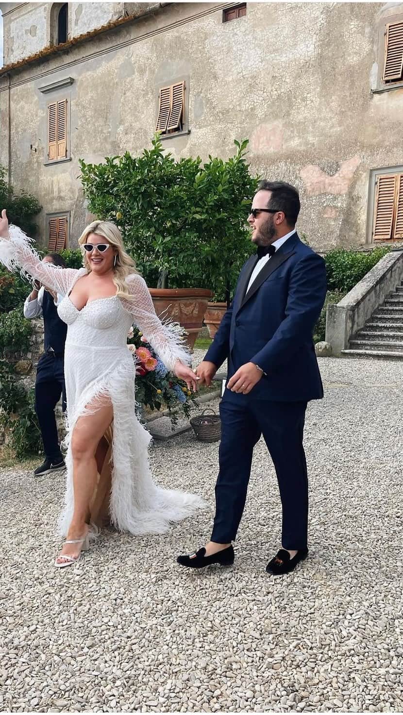 Rettaのインスタグラム：「🇮🇹 Italy June 2022 Part 5 🇮🇹  Heather & Jeff’s big day.  And I hat a day it was.  @heatherkmcmahan @jmd914」