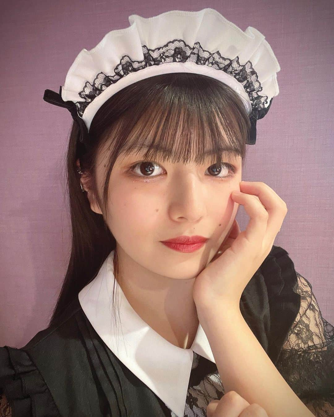 吉田優良里のインスタグラム：「Happy Halloween♡  #ハロウィン #ハロウィンコスプレ#はろうぃん  #はろうぃんコスプレ #🎃👻 #仮装 #メイド服 #メイドコスプレ #メイド #jkブランド #sjk #jkの素敵な思い出」