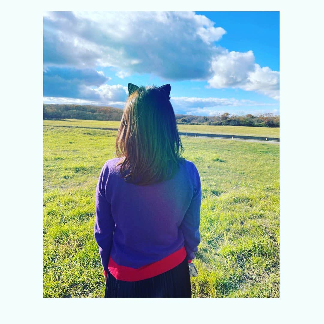 望月理恵さんのインスタグラム写真 - (望月理恵Instagram)「広大な場所で英気を養ってます。  #ハロウィン」10月31日 15時39分 - mochiee28