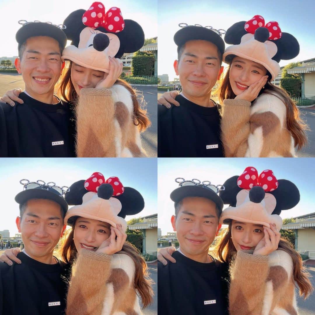 近藤千尋のインスタグラム：「次女のお誕生日のお祝いに🎂🤍 またゆっくり更新します❣️  しばらく ディズニー投稿が続きそうな予感👻❤️ たまには夫婦写真🎃 #家族day #太田夫婦」