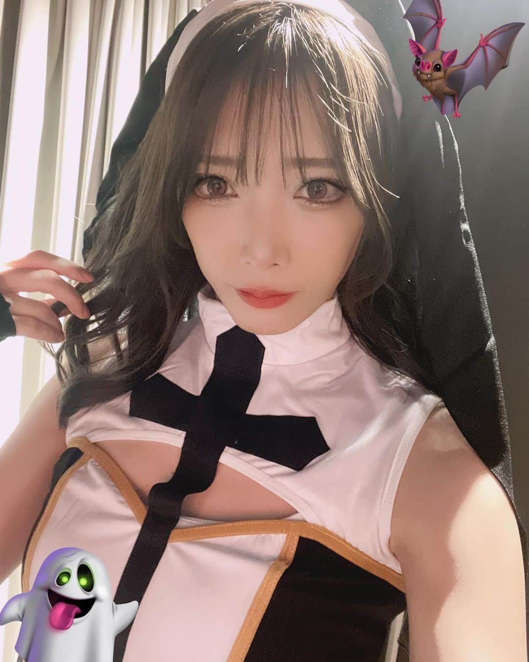 赤井沙希さんのインスタグラム写真 - (赤井沙希Instagram)「Happy Haloween的な…🎃🦇👻  でも、今日一日も撮影してお仕事してないつも通りの一日でした！  #ddtpro #prowrestling #prowrestler #halloween #sisters」10月31日 22時41分 - saki__akai